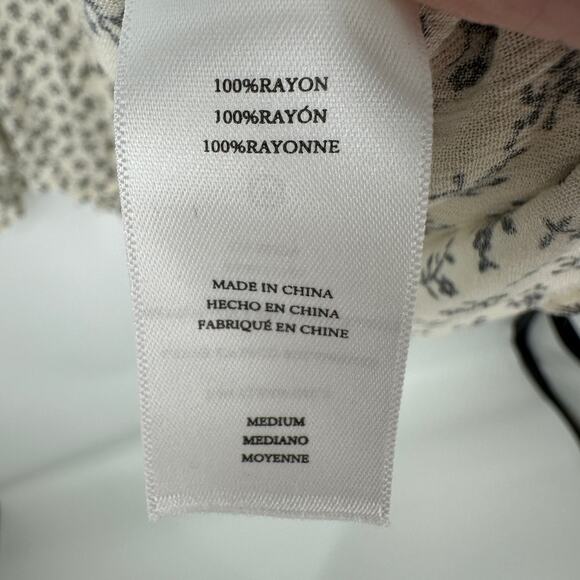 Rails Jasmine Floral Print Blouson Dress Long Sleeve NEW Womens Medium - Picture 12 of 12